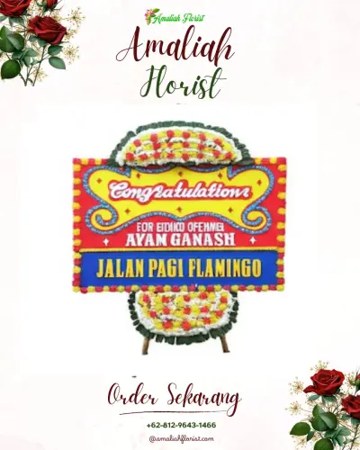 Bunga Papan Congratulation di Sukun